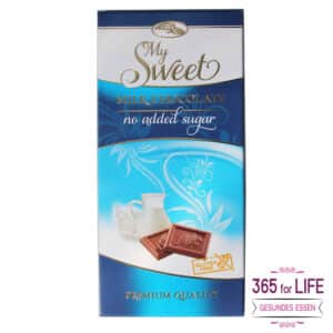 My sweet Milchschokolade ohne Zuckerzusatz gluten frei
